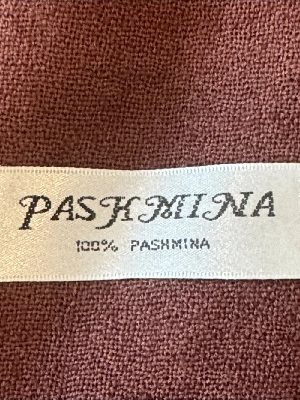 100% Pashmina Brown Yellow Orange Fall Ombré Fringe Scarf OS
